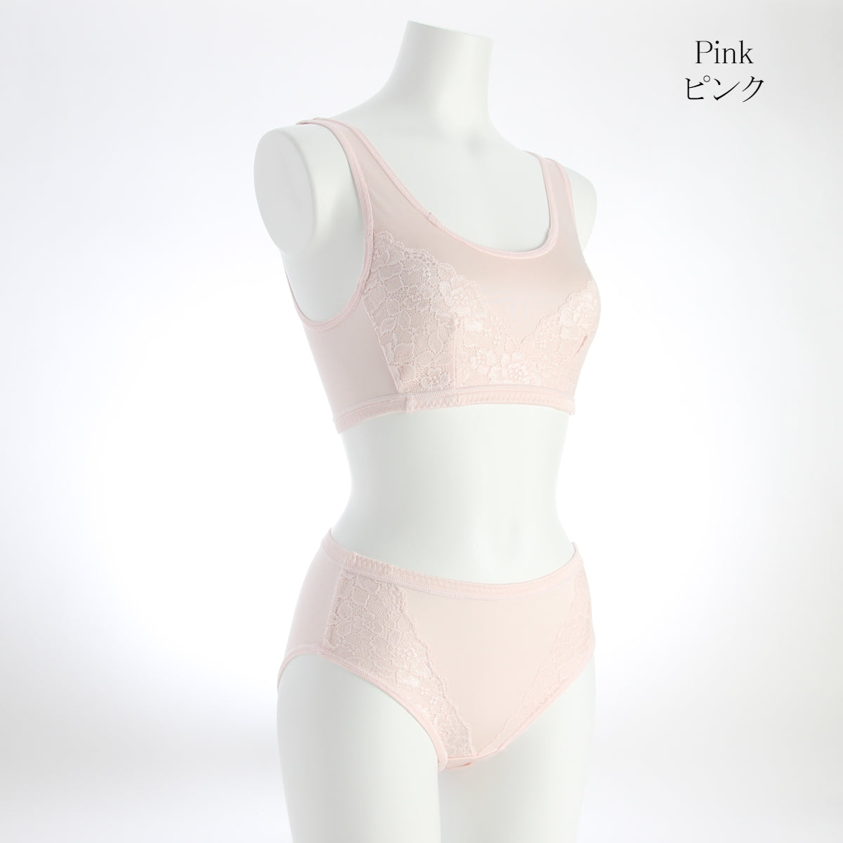 シルクブラジャー・ショーツセット 可憐Cute 5588✕5590set ピンク