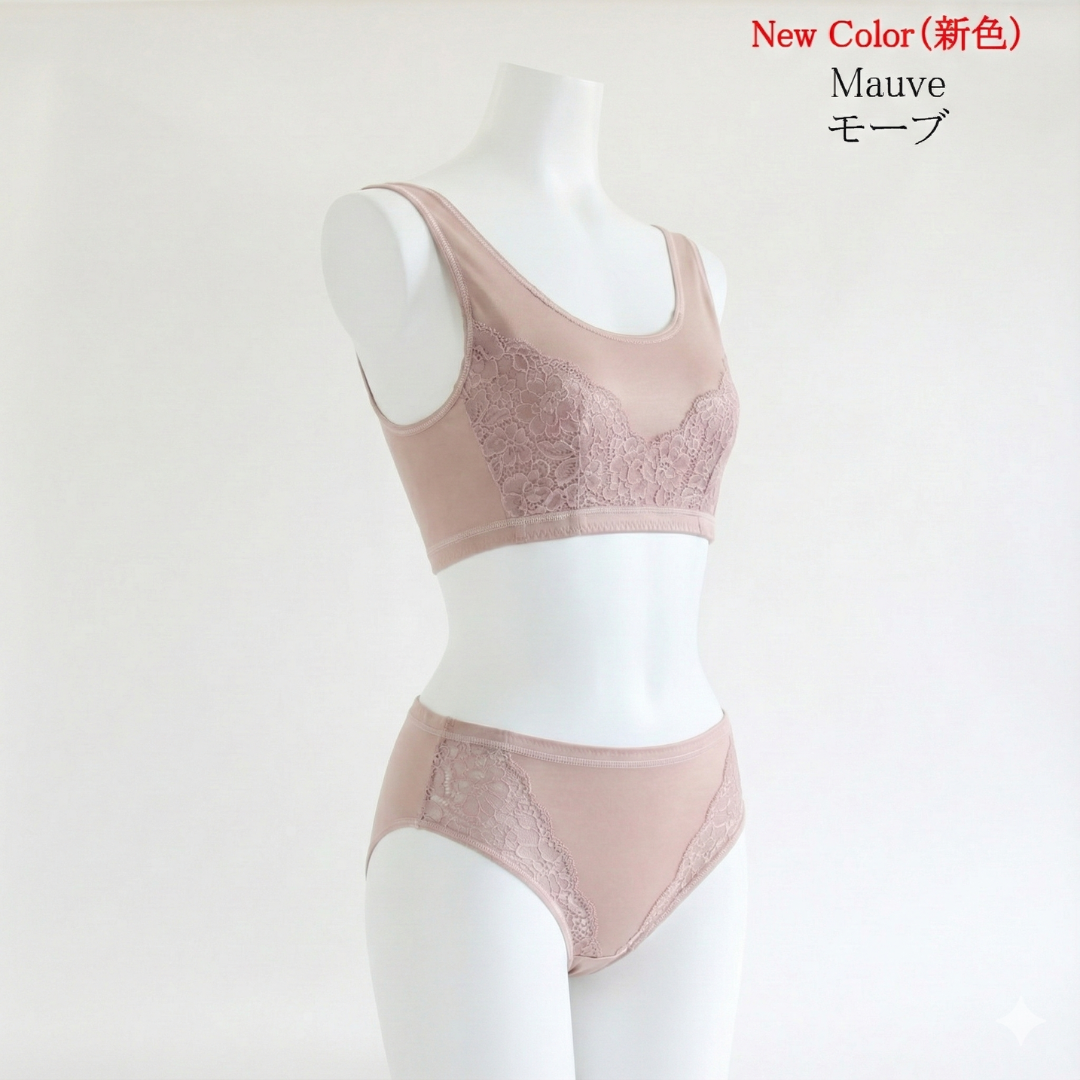 真美衣Cute レース付ブラショーセット 5569-5571set